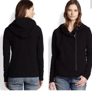 James Perse Charcoal Hooded Jacket